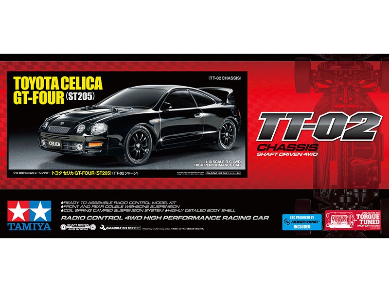 Tamiya Toyota Celica GT-FOUR (ST205) TT-02 58743