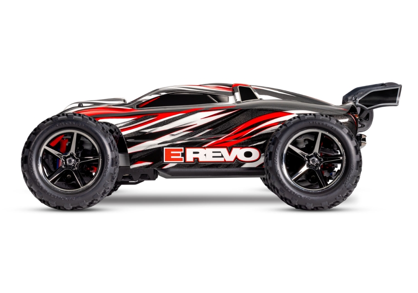 Traxxas E-Revo 1:16 4x4 XL-2.5 Titan 550 with Battery and USB Charger - Red TRX71054-8-RED