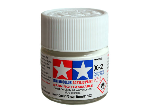 Tamiya X-2 White Mini Acrylic Paint - 10ml 81502