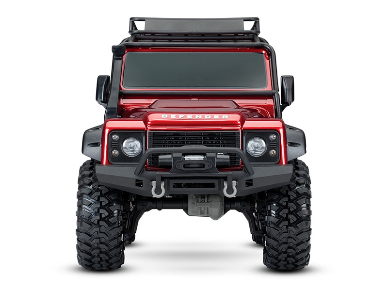 Traxxas 1/10 TRX-4 Defender 4WD RTR with Clipless Mounting - Red TRX82256-4-RED