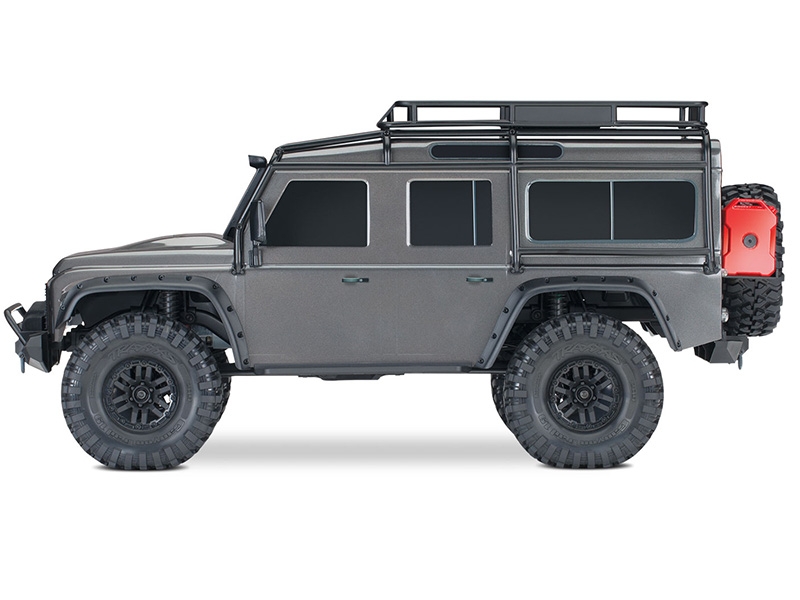 Traxxas 1/10 TRX-4 Defender 4WD RTR with Clipless Mounting - Silver TRX82256-4-SLVR