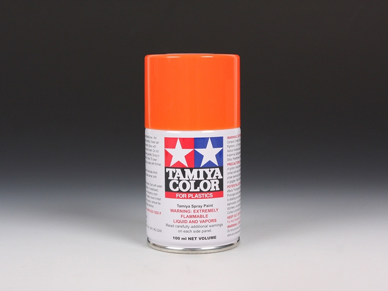 Tamiya TS-12 Orange Acrylic Spray Paint 85012