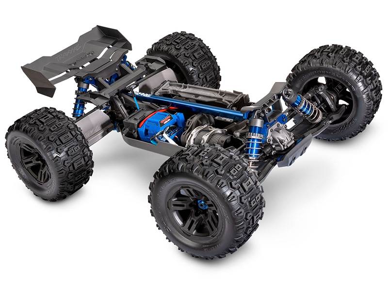 Traxxas Sledge 1/8 4WD VXL-6S Brushless Monster Truck - Blue TRX95076-4-BLUE