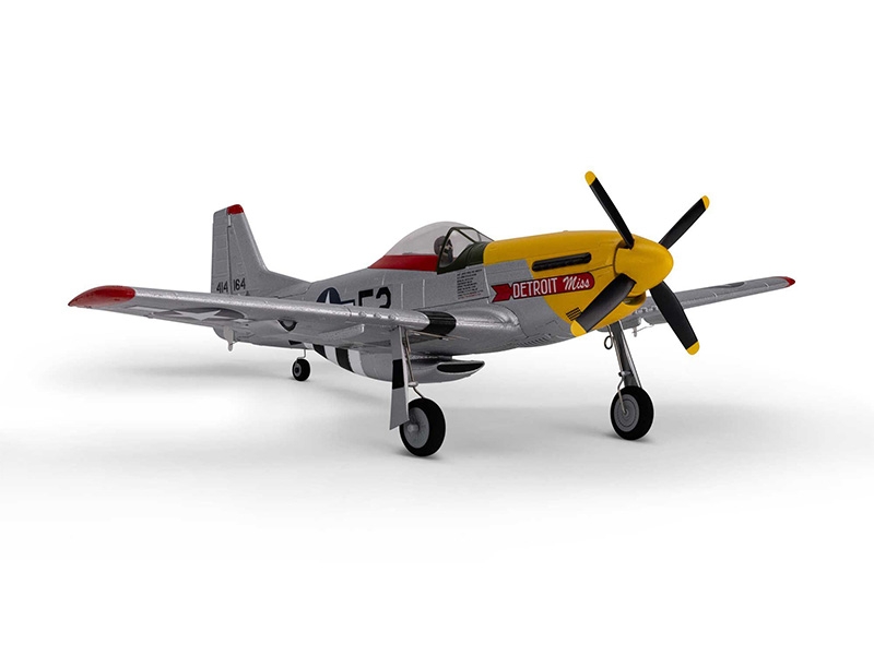 E-Flite UMX P-51D Mustang Detroit Miss BNF Basic with AS3X and SAFE A-EFLU7350