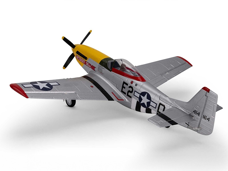 E-Flite UMX P-51D Mustang Detroit Miss BNF Basic with AS3X and SAFE A-EFLU7350