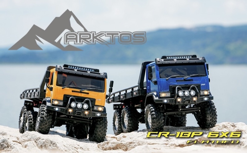 Hobby Plus 1:18 CR-18P Tow Truck ARKTOS 6x6 RTR - Blue AB1810431