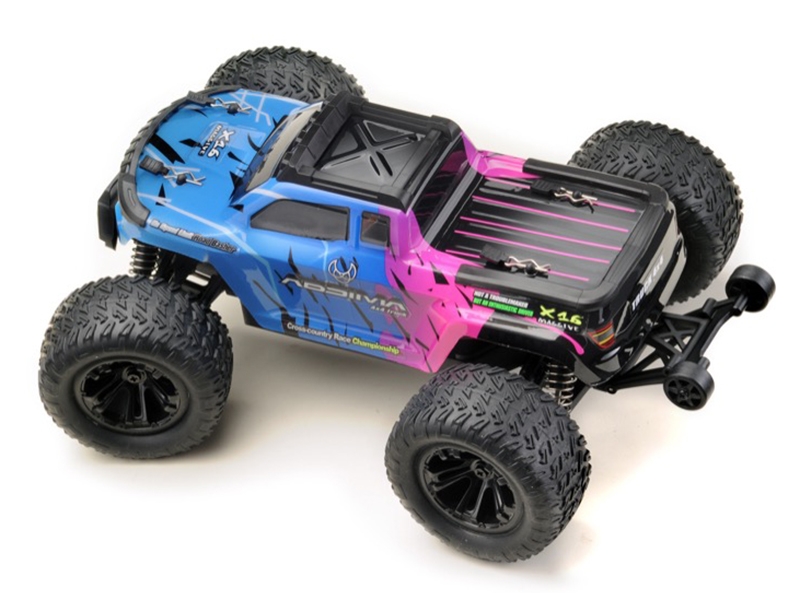 Absima 1:16 Monster Truck Mini AMT 4WD RTR - Pink/Blue 16007