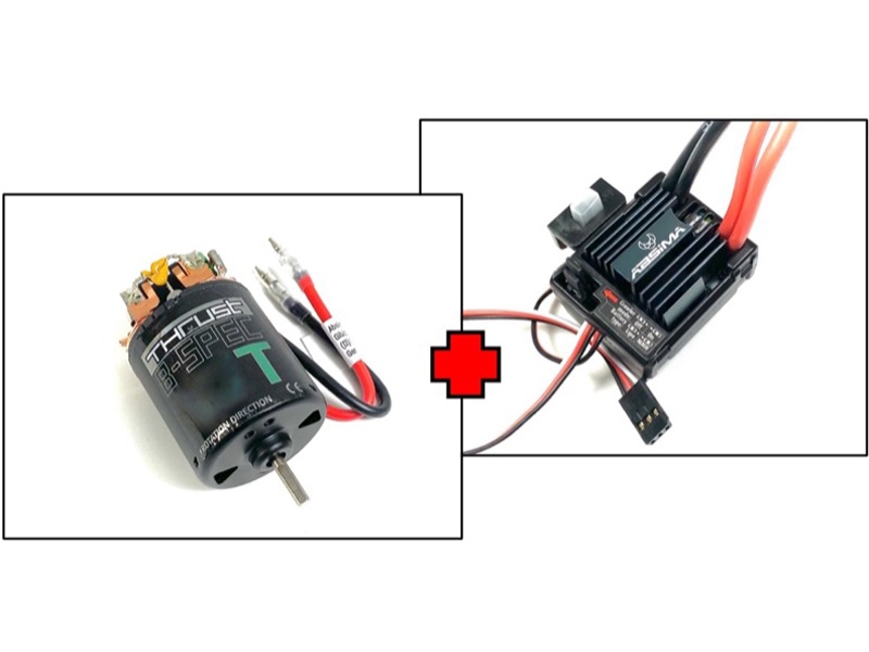 Absima 80a ESC and Thrust B-Spec V2 Crawler Brushed Motor Combo - 35T 2100020V2