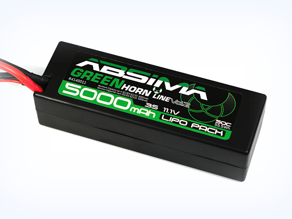 Absima Greenhorn V2 LiPo 11.1V-50C 5000 Hardcase (XT60) 4140014