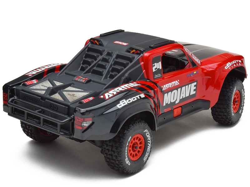 Arrma MOJAVE GROM MEGA 380 Brushed 4X4 Small Scale Desert Truck RTR - Red (Ex-Display) C-ARA2104T1-EX1