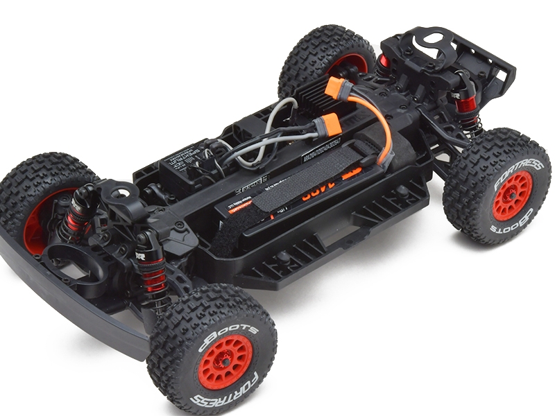 Arrma MOJAVE GROM MEGA 380 Brushed 4X4 Small Scale Desert Truck RTR - Red (Ex-Display) C-ARA2104T1-EX1