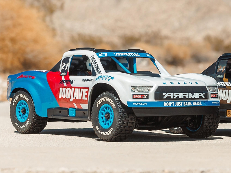 Arrma 1/18 MOJAVE GROM 223S BLX 4X4 DT with Batt/Charger White C-ARA2304ST2