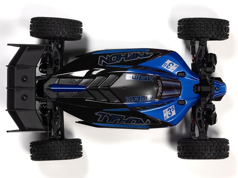 Arrma 1/18 TYPHON GROM 223S BLX 4X4 with Batt/Charger Blue C-ARA2306ST2