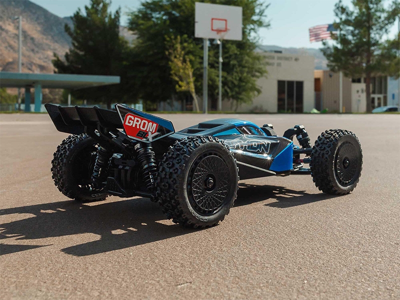 Arrma 1/18 TYPHON GROM 223S BLX 4X4 with Batt/Charger Blue C-ARA2306ST2