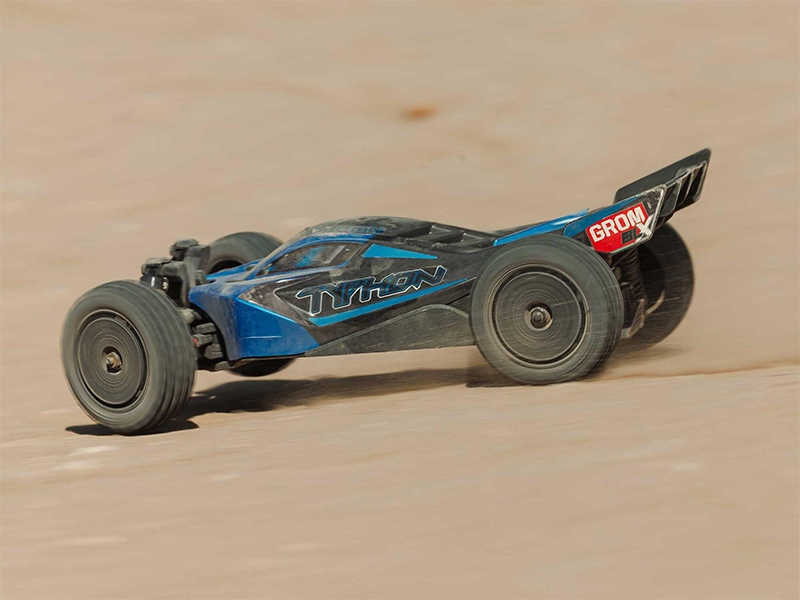 Arrma 1/18 TYPHON GROM 223S BLX 4X4 with Batt/Charger Blue C-ARA2306ST2