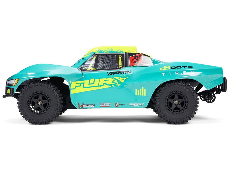 Arrma 1/10 FURY 223S BLX Brushless 2WD Short Course Truck RTR with DSC - Green C-ARA3521T2