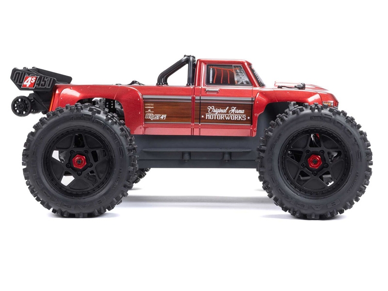 Arrma 1/10 OUTCAST 4X4 4S V2 BLX Stunt Truck RTR - Red C-ARA4410V2T4