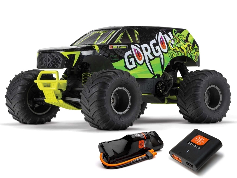 Arrma Gorgon MT RTR w/8.4v Batt/USB Charger Yellow C-ARA3230ST1