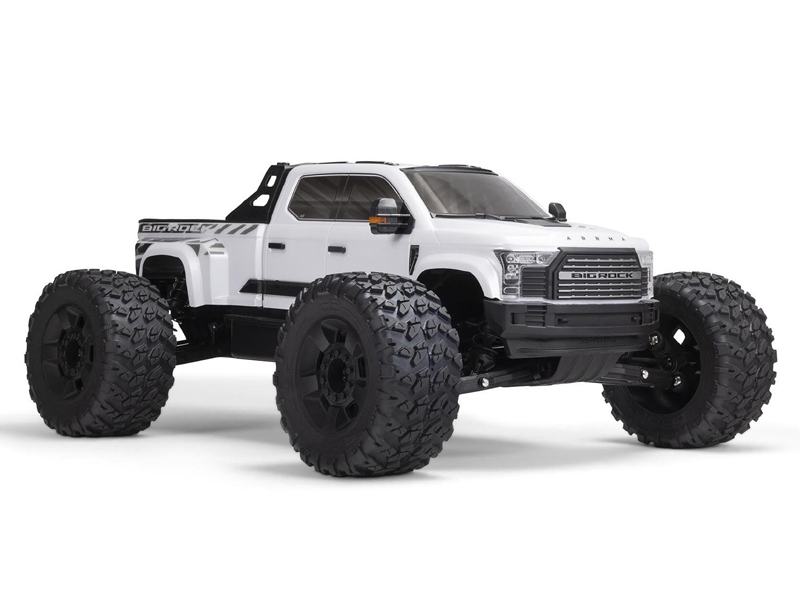 Arrma 1/7 BIG ROCK 6S 4X4 BLX Monster Truck RTR - White C-ARA7612T3