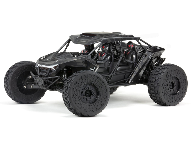 Arrma 1/7 FIRETEAM 6S 4WD BLX Speed Assault Vehicle RTR Black C-ARA7618T1