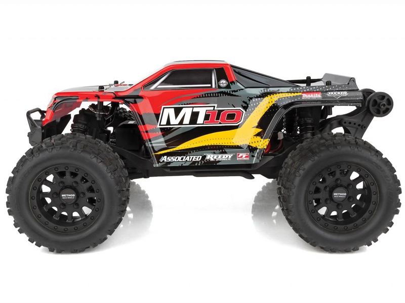 Associated Rival MT10 Brushless RTR Truck V2 - Red with Battery and Charger AS20518C