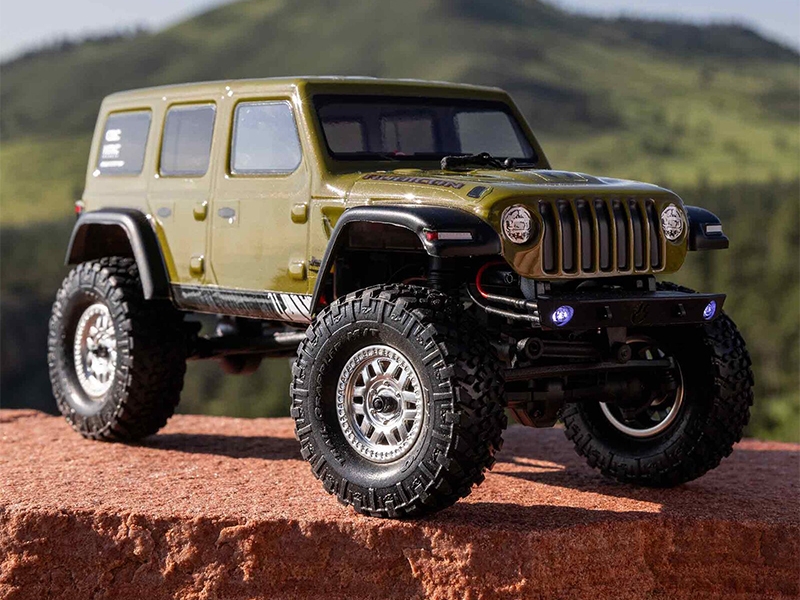 Axial 1/24 SCX24 Jeep Wrangler JLU RTR - Green C-AXI00002V3T4