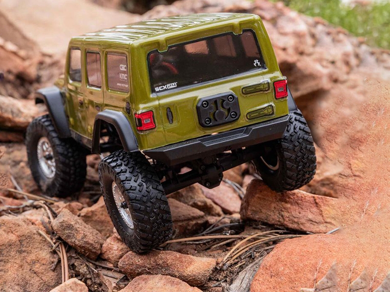 Axial 1/24 SCX24 Jeep Wrangler JLU RTR - Green C-AXI00002V3T4