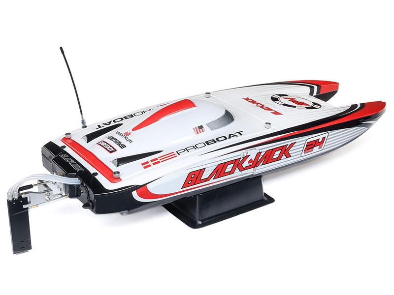 ProBoat Blackjack 24in V2 Catamaran Brushless: RTR, Vegas Offshore B-PRB08049T2