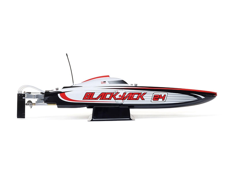 ProBoat Blackjack 24in V2 Catamaran Brushless: RTR, Vegas Offshore B-PRB08049T2