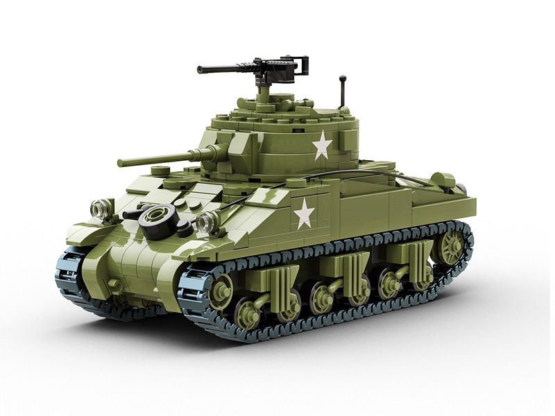 Build Army M4 Sherman Tank V3