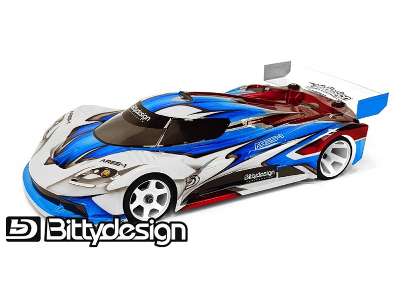 Bitty Design ARES-1 GT12 Clear Body - 1/12 Supastox Class BD-GT12-AS1