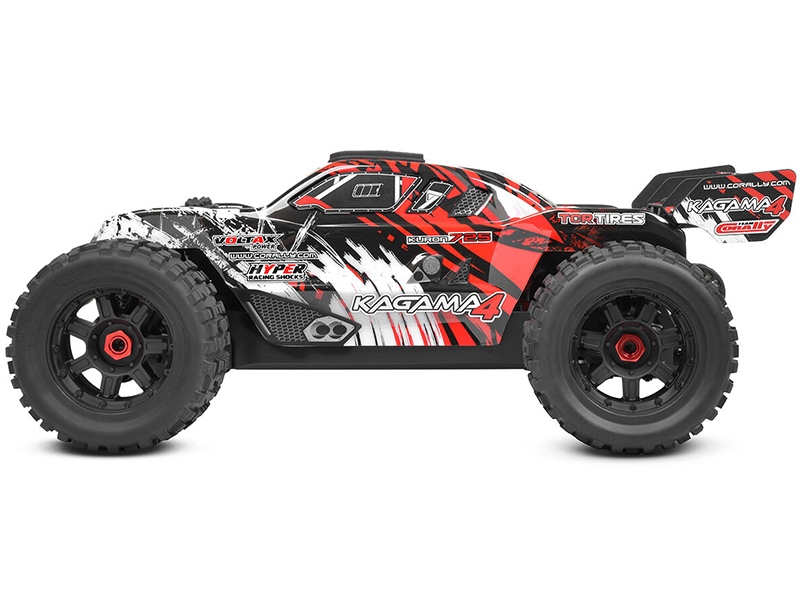 Corally Kagama 4 Brushless 4S Basher Truck RTR - Red C-00293-R