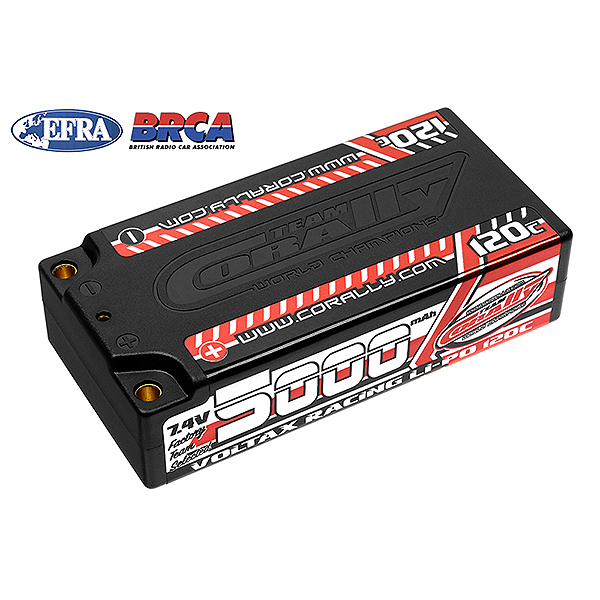 Team Corally Sport Racing 50C 5400mAh 11.1V 3S Lipo Battery: Deans