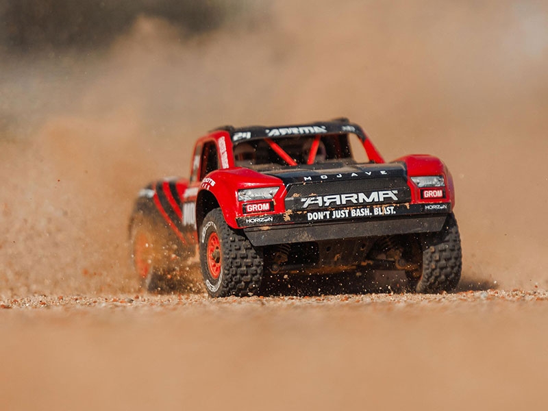 Arrma MOJAVE GROM MEGA 380 Brushed 4X4 Small Scale Desert Truck RTR - Red C-ARA2104T1