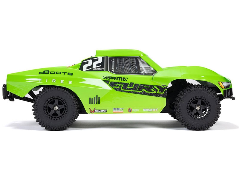 Arrma FURY 2WD (No Battery/Charger) Green C-ARA3221T1