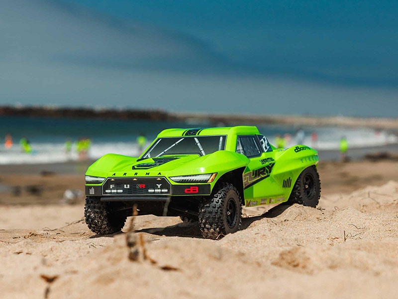 Arrma FURY 2WD (No Battery/Charger) Green C-ARA3221T1