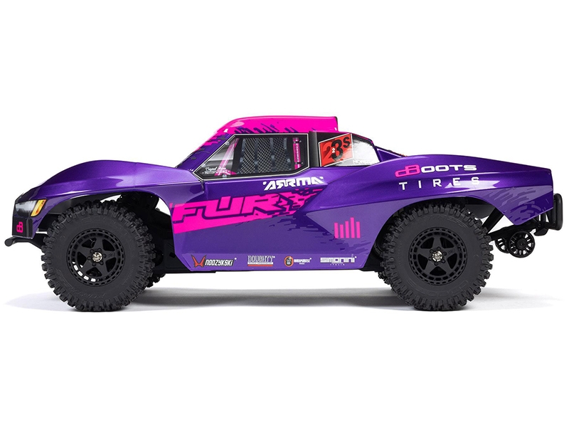 Arrma 1/10 FURY 223S BLX Brushless 2WD Short Course Truck RTR with DSC - Purple C-ARA3521T3