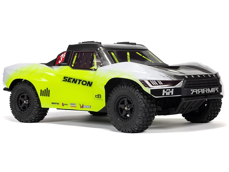 Arrma 1/10 SENTON 223S BLX Brushless 4X4 Short Course Truck RTR with DSC - Yellow C-ARA4303V4T1