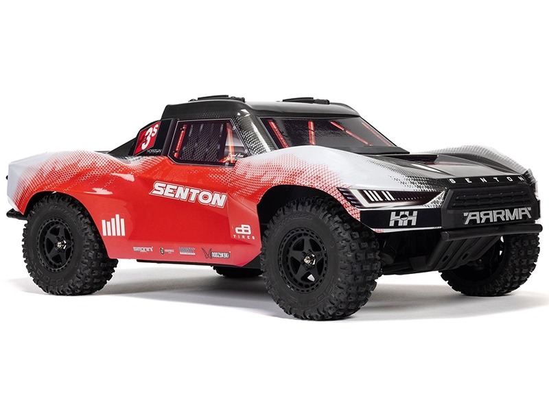 Arrma 1/10 SENTON 223S BLX Brushless 4X4 Short Course Truck RTR with DSC - Red C-ARA4303V4T2