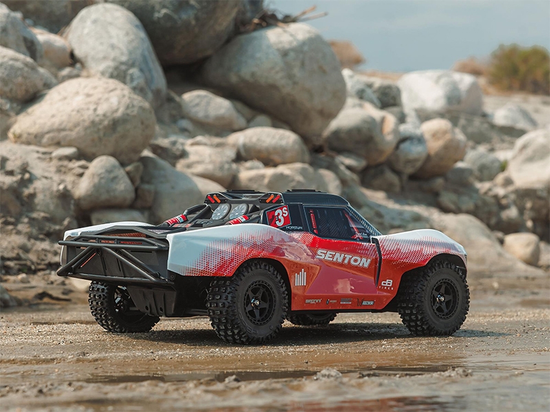 Arrma 1/10 SENTON 223S BLX Brushless 4X4 Short Course Truck RTR with DSC - Red C-ARA4303V4T2