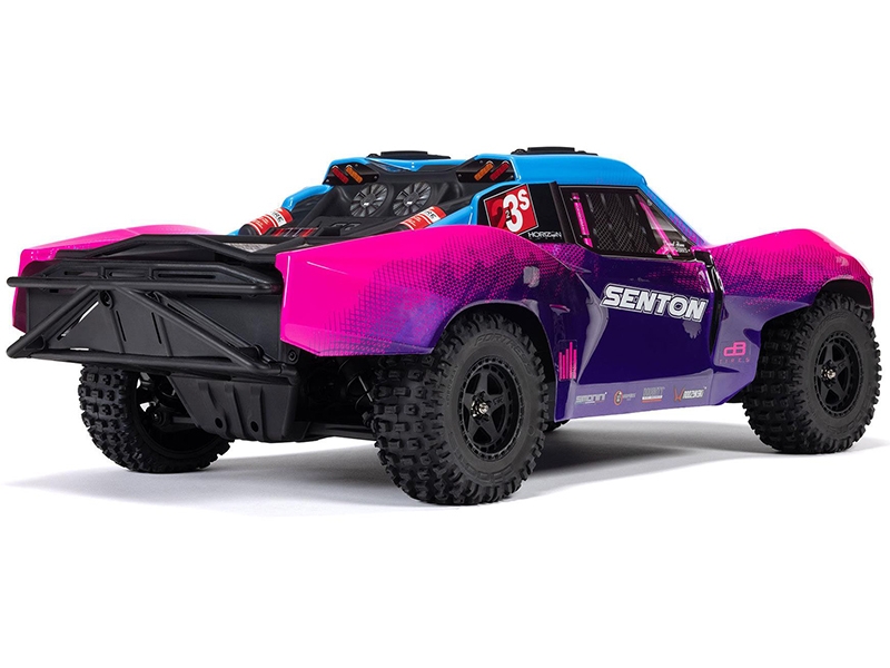 Arrma 1/10 SENTON 223S BLX Brushless 4X4 Short Course Truck RTR with DSC - Blue/Purple C-ARA4303V4T3