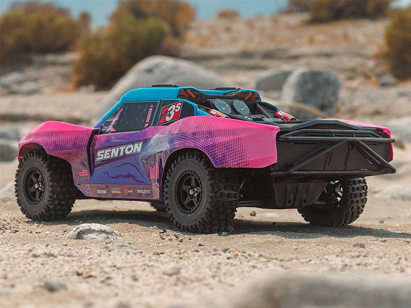 Arrma 1/10 SENTON 223S BLX Brushless 4X4 Short Course Truck RTR with DSC - Blue/Purple C-ARA4303V4T3