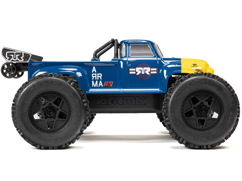 Arrma 1/8 NOTORIOUS 6S V6 4X4 BLX Stunt Truck RTR - Blue C-ARA8611V6T2