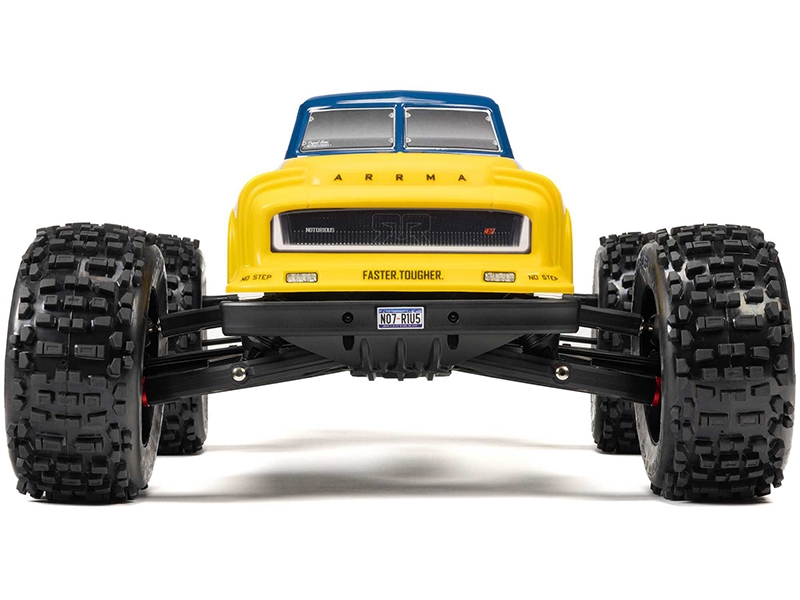 Arrma 1/8 NOTORIOUS 6S V6 4X4 BLX Stunt Truck RTR - Blue C-ARA8611V6T2