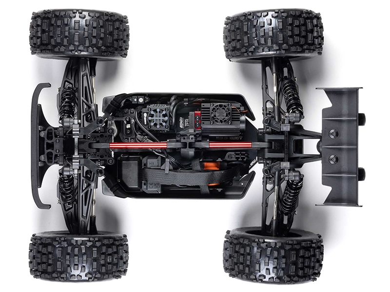 Arrma 1/8 NOTORIOUS 6S V6 4X4 BLX Stunt Truck RTR - Black C-ARA8611V6T1