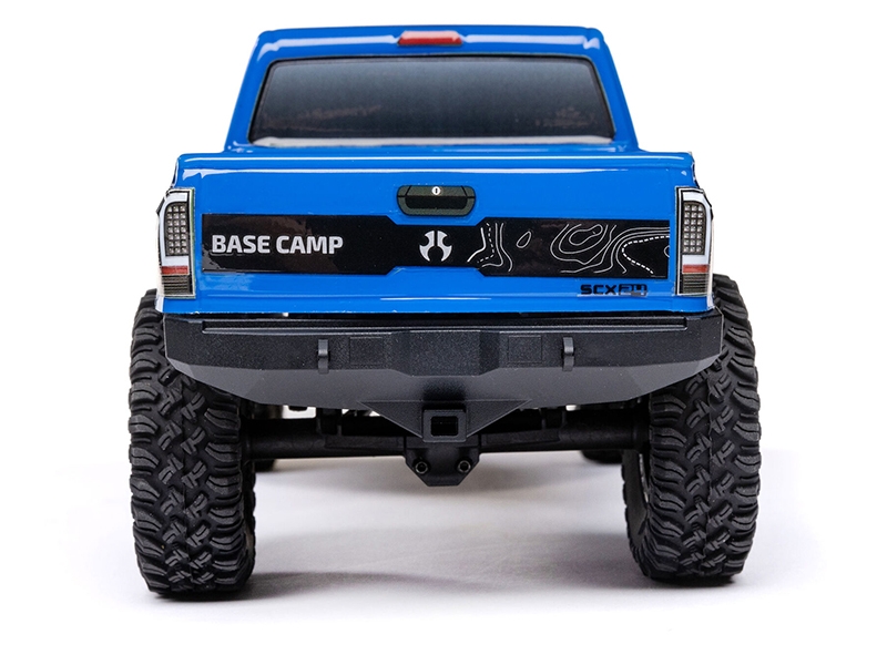 Axial 1/24 SCX24 Base Camp 4WD Rock Crawler Brushed RTR with Battery and Charger - Blue C-AXI-1219T2