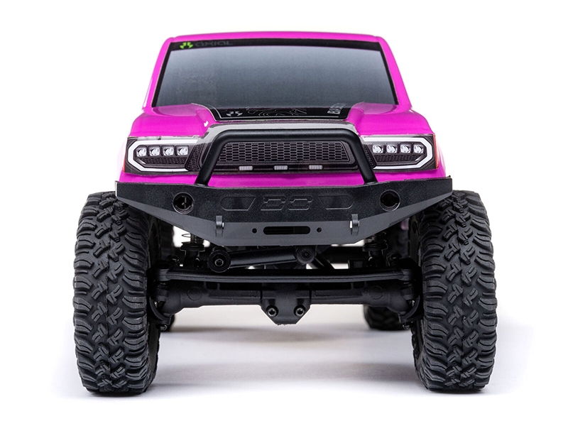 Axial 1/24 SCX24 Base Camp 4WD Rock Crawler Brushed RTR with Battery and Charger - Pink C-AXI-1219T3