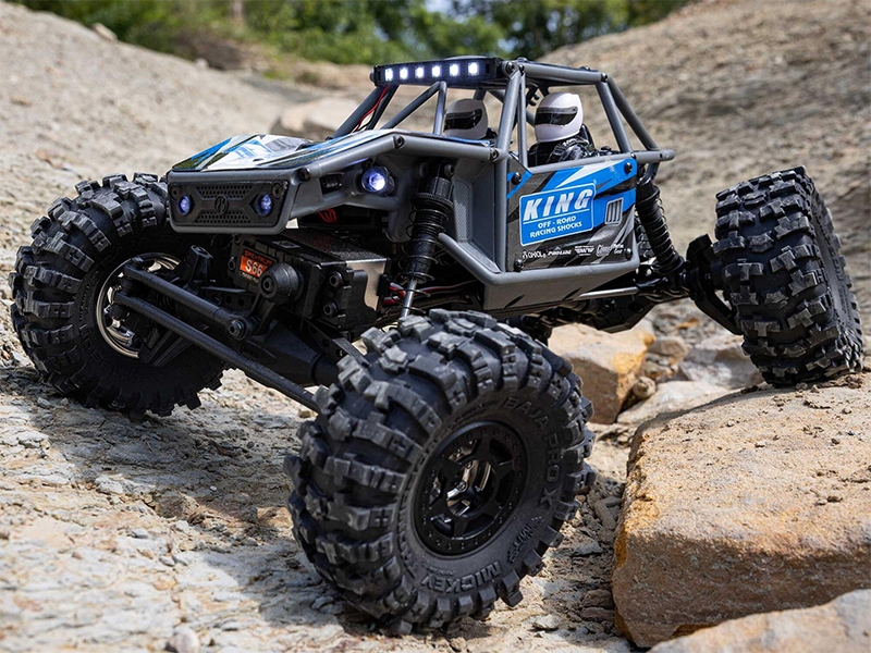 Axial 1/18 UTB18 Capra 4WS 4WD Trail Buggy RTR with Bat/Chg - Blue C-AXI-1750T1