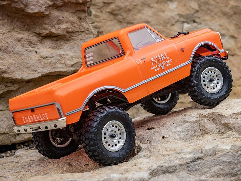 Axial 1/24 SCX24 1967 Chevrolet C10 4WD Truck RTR - Orange C-AXI00001V2T3