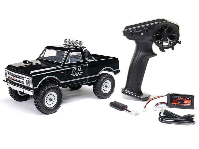 Axial 1/24 SCX24 1967 Chevrolet C10 4WD Truck RTR - Black C-AXI00001V2T4